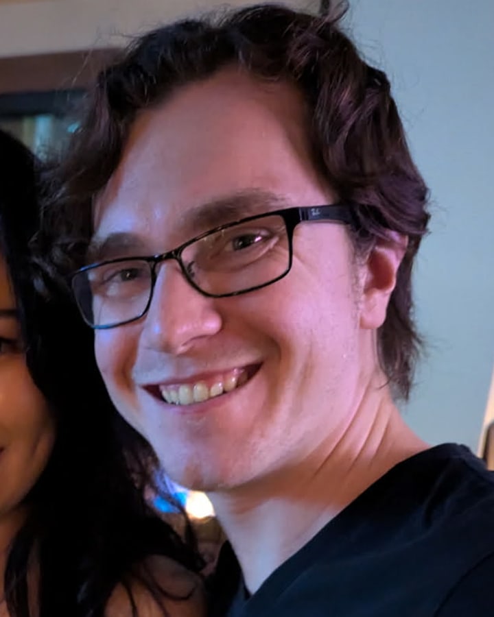 Adam Wentworth smiling